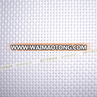 cross stitch fabric/ cloth made in China, white, 100% cotton,CA - 11 ct